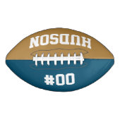 Gepersonaliseerd met naam en aantal american football (Voorkant)