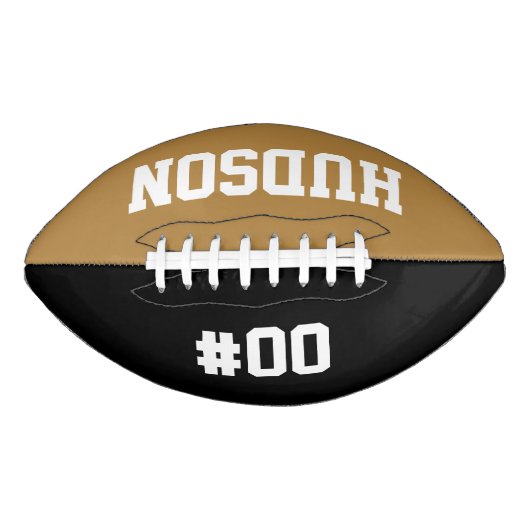 Gepersonaliseerd met naam en aantal american football (Voorkant)