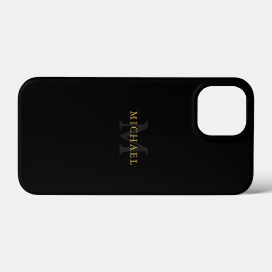 Gepersonaliseerd met naam en Initiaal Case-Mate iPhone Case (Achterkant (horizontaal))