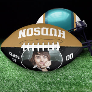 Gepersonaliseerd met naam en jaar american football