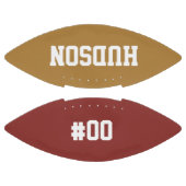 Gepersonaliseerd met naam en nummer american football (Panelen)