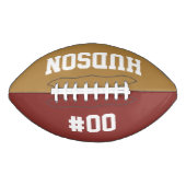 Gepersonaliseerd met naam en nummer american football (Voorkant)