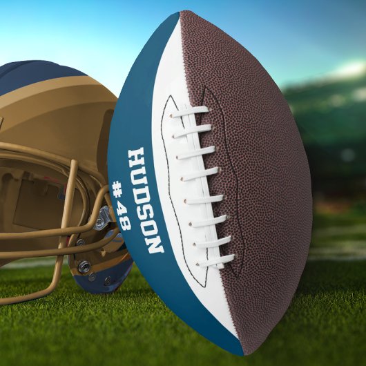 Gepersonaliseerd met naam en nummer american football