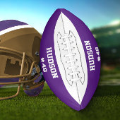 Gepersonaliseerd met naam en nummer american football