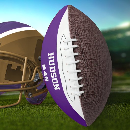 Gepersonaliseerd met naam en nummer american football