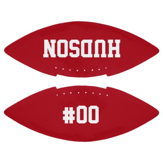 Gepersonaliseerd met naam en nummer american football (Panelen)