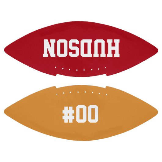 Gepersonaliseerd met naam en nummer american football (Panelen)