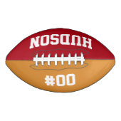 Gepersonaliseerd met naam en nummer american football (Voorkant)
