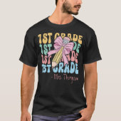 Gepersonaliseerd met naam First Grade Teacher Cust T-shirt (Voorkant)