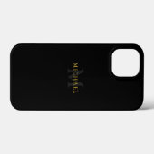 Gepersonaliseerd met naam & initiaal Case-Mate iPhone case (Achterkant (horizontaal))