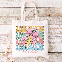 Gepersonaliseerd met naam kleuterschool leraar Cus Tote Bag