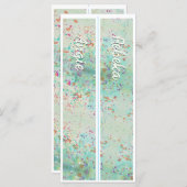 Gepersonaliseerd met naam Paint Splash twee Bladwi (Voorkant / Achterkant)