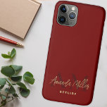 Gepersonaliseerd met naam Red Gold Modern Monogram Case-Mate iPhone Case<br><div class="desc">Introductie van onze Gepersonaliseerde met naam Red Gold Modern Monogram iPhone Case - een stijlvol en beschermend accessoire dat de elegantie van een monogram combineert met de persoonlijke touch van een aangepaste naam. Deze veelkleurige gepersonaliseerde iPhone case is niet alleen een praktische en beschermende telefoon accessoire, maar ook een modieus...</div>