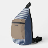 Gepersonaliseerd met naam sling bag (Rechterhoek)