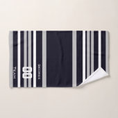 Gepersonaliseerd met naam, #, team, sportfanteam bad handdoek (Handdoek)