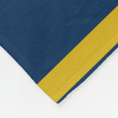 Gepersonaliseerd met naam, #, team, sportfanteam fleece deken (Hoek)