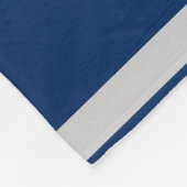 Gepersonaliseerd met naam, #, team, sportfanteam fleece deken (Hoek)