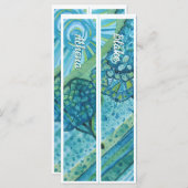 Gepersonaliseerd met naam Whimsical Twee Bladwijze (Voorkant / Achterkant)