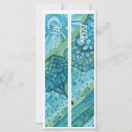 Gepersonaliseerd met naam Whimsical Twee Bladwijze