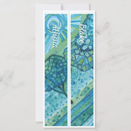 Gepersonaliseerd met naam Whimsical Twee Bladwijze (Voorkant)