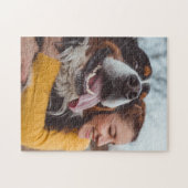 Gepersonaliseerd met uw eigen foto & spel legpuzzel (Horizontaal)