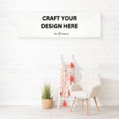 Gepersonaliseerd met uw ontwerp, logo Bericht 2,5' Spandoek (Insitu)