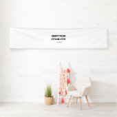 Gepersonaliseerd met uw ontwerp,logo,bericht 2.5'x spandoek (Insitu)