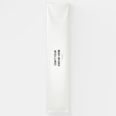 Gepersonaliseerd met uw ontwerp,logo,bericht 2.5'x spandoek (Verticaal)