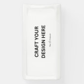 Gepersonaliseerd met uw ontwerp, logo, bericht 60x spandoek (Verticaal)