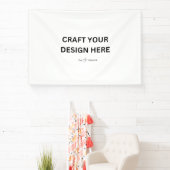 Gepersonaliseerd met uw ontwerp, logo of bericht  spandoek (Insitu)