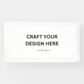 Gepersonaliseerd met uw ontwerp, logo of bericht spandoek (Horizontaal)