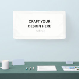 Gepersonaliseerd met uw ontwerp, logo of bericht spandoek