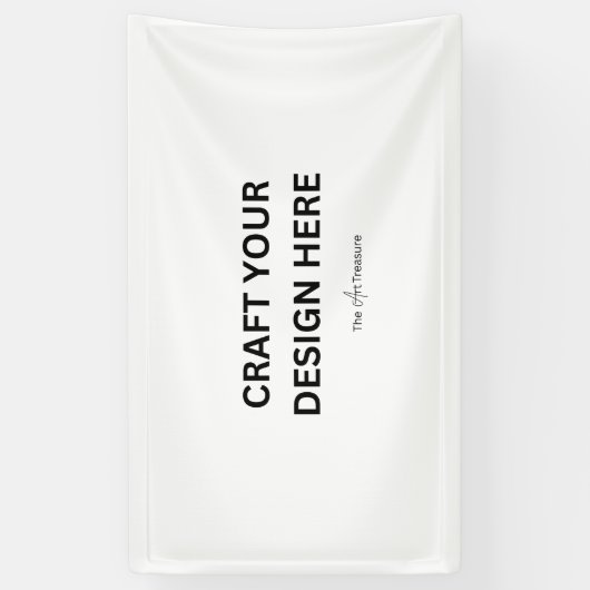 Gepersonaliseerd met uw ontwerp, logo of bericht  spandoek (Verticaal)