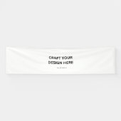 Gepersonaliseerd met uw ontwerp, logo of bericht  spandoek (Horizontaal)