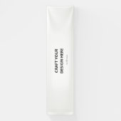 Gepersonaliseerd met uw ontwerp, logo of bericht spandoek (Verticaal)