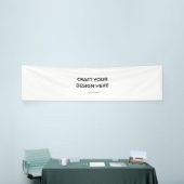 Gepersonaliseerd met uw ontwerp, logo of bericht spandoek (Beurs)