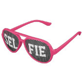 Gepersonaliseerd met uw vierletterwoord Gemakkelij Aviator Zonnebril (Gekanteld)