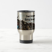 Gepersonaliseerd metaalaluminium Recyclen ondernem Reisbeker (Center)