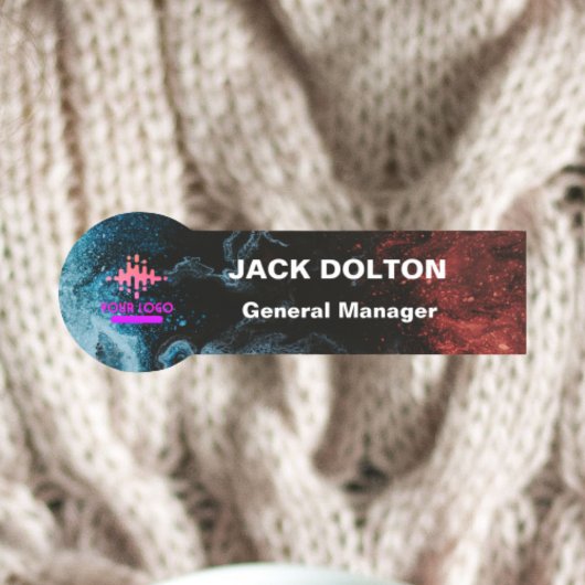 Gepersonaliseerd Metallic Naam Badge voor Bedrijfs