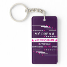 Gepersonaliseerd Mijn Droom Tussen de Twee Roze St