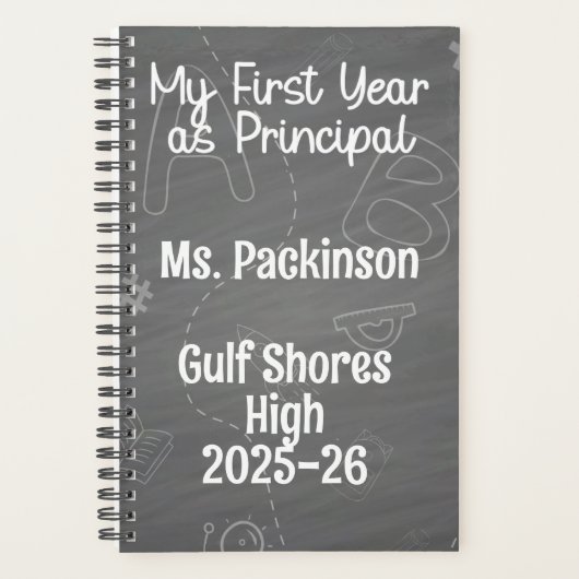 Gepersonaliseerd mijn eerste jaar als directeur planner (Voorkant)