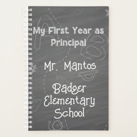 Gepersonaliseerd mijn eerste jaar als directeur planner (Voorkant)