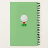 Gepersonaliseerd Mijn Golfspel Notitieboek (Achterkant)