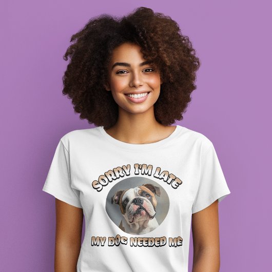 Gepersonaliseerd Mijn hond had me nodig - T-shirt