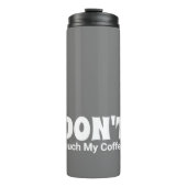 Gepersonaliseerd mijn koffiethermische getumbler n thermosbeker (Voorkant)