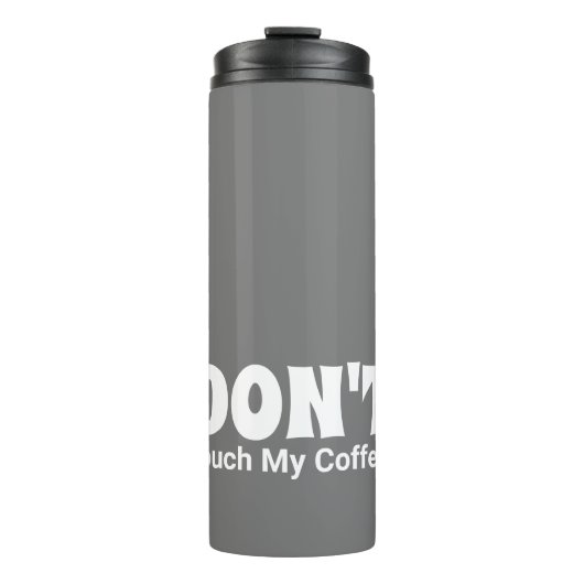 Gepersonaliseerd mijn koffiethermische getumbler n thermosbeker (Voorkant)