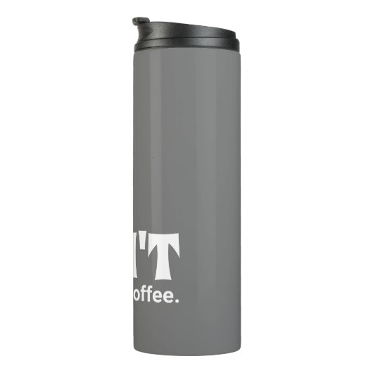 Gepersonaliseerd mijn koffiethermische getumbler n thermosbeker (Geroteerd rechts)