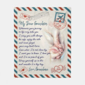 Gepersonaliseerd Mijn lieve kleinzoon Deken Bid da (Voorkant)