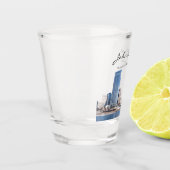 Gepersonaliseerd Milwaukee Skyline Shot Glass Shot Glas (Links)