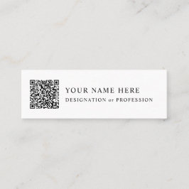 Gepersonaliseerd mini-Visitekaartje met formeel on Mini Visitekaartje